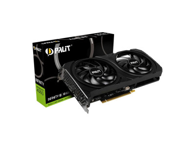 Видео карта Palit RTX4060 Infinity 2 8GB GDDR6 HDMI 3xDP 128 bits